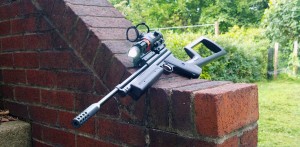 Crosman 1322 NCSar Red Dot Cree Flash Light 14" Barrel Muzzle