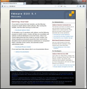 HTTP ESXi