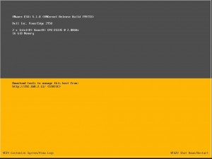 ESXi Server Fully Booted
