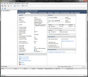 vSphere client