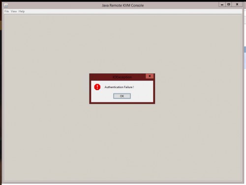 Auth-Failure